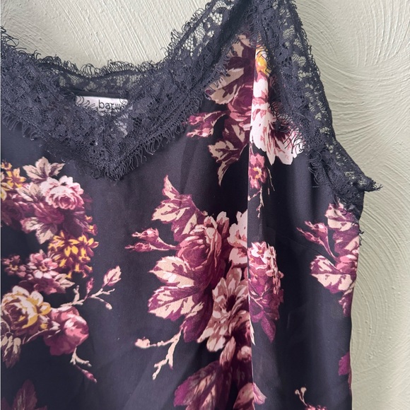 Sheer Floral Lace Trim Camisole - Picture 3 of 4